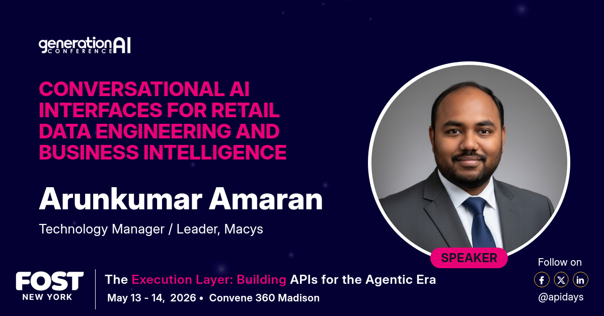 API Days speaking engagement